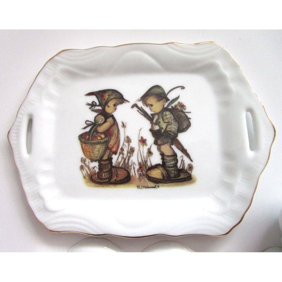 MJ Hummel Germany - Reutter Porzellan - Miniature Doll Porcelain Tea Set - VTG - Picture 15 of 16